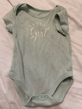 Baby Essentials Mint Green "Daddy's Girl" Baby One-Piece